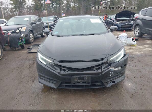 2HGFC4B0XGH308872 2016 HONDA CIVIC Black უკანა სალონის ხედი