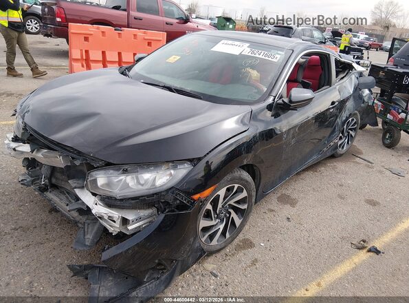 2HGFC4B0XGH312548 2016 HONDA CIVIC Черный Передняя левая четверть