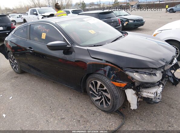 2HGFC4B0XGH312548 2016 HONDA CIVIC Черный Передняя правая четверть