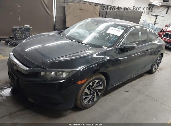 2HGFC4B0XJH309625 2018 HONDA CIVIC Black წინა მარცხენა ხედი სამი მეოთხედიდან