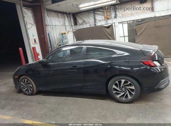 2HGFC4B0XJH309625 2018 HONDA CIVIC Black უკანა სალონის ხედი