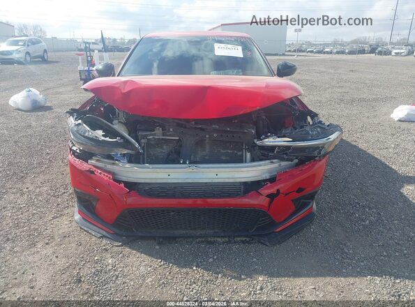 2HGFE1E52NH474526 2022 HONDA CIVIC SI Красный Вид задней части салона