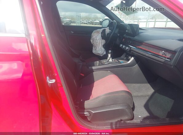2HGFE1E52NH474526 2022 HONDA CIVIC SI Красный Вид салона спереди