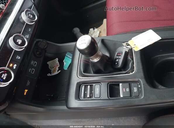 2HGFE1E53NH470355 2022 HONDA CIVIC SI Gray Widok deski rozdzielczej