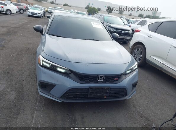 2HGFE1E53NH470355 2022 HONDA CIVIC SI Gray Widok zestawu wskaźników
