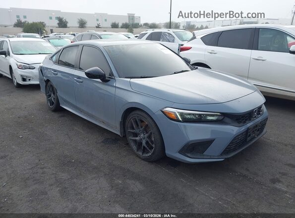 2HGFE1E53NH470355 2022 HONDA CIVIC SI Gray Widok wnętrza z tyłu