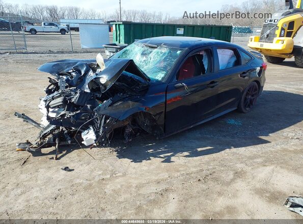 2HGFE1E55NH475198 2022 HONDA CIVIC SI Black Przód lewy