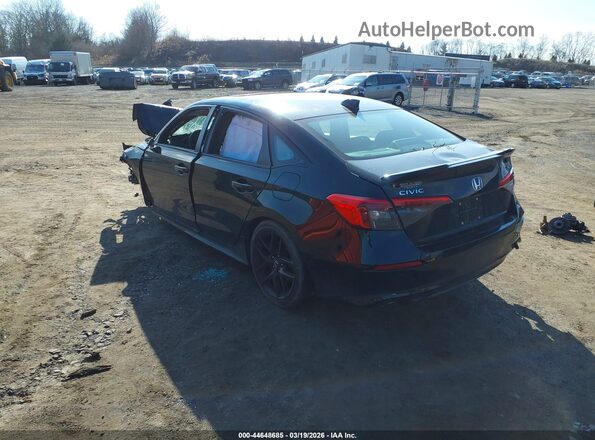 2HGFE1E55NH475198 2022 HONDA CIVIC SI Black Tył lewy