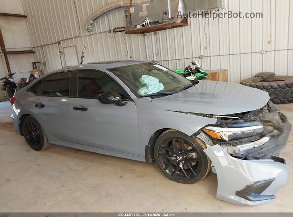 2HGFE1E57NH474084 2022 HONDA CIVIC SI Серый Вид задней части салона
