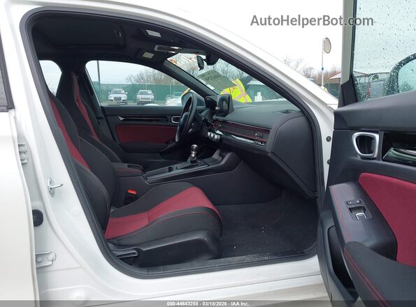 2HGFE1E59RH472276 2024 HONDA CIVIC SI White Widok wnętrza z przodu