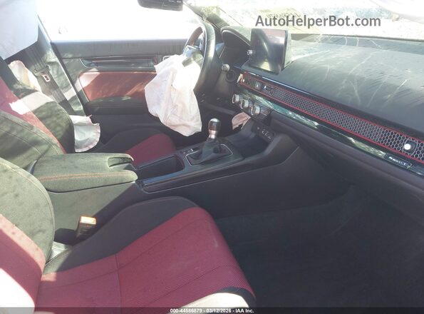 2HGFE1E5XNH471163 2022 HONDA CIVIC SI Серый Вид салона спереди