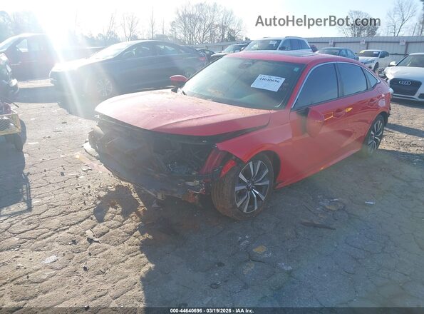 2HGFE1F71NH303573 2022 HONDA CIVIC Red Przód lewy
