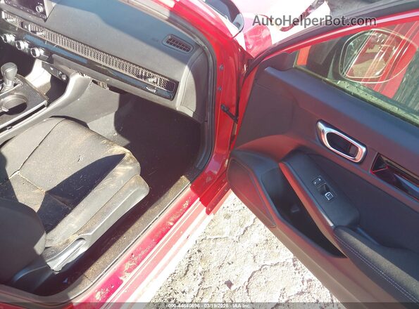 2HGFE1F71NH303573 2022 HONDA CIVIC Red Widok wnętrza z przodu