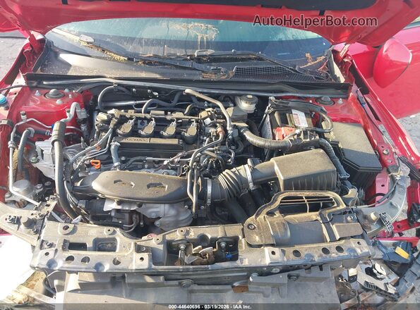 2HGFE1F71NH303573 2022 HONDA CIVIC Red Widok z tyłu