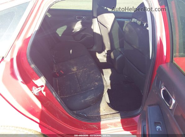 2HGFE1F71NH303573 2022 HONDA CIVIC Red Widok naklejki z numerem VIN