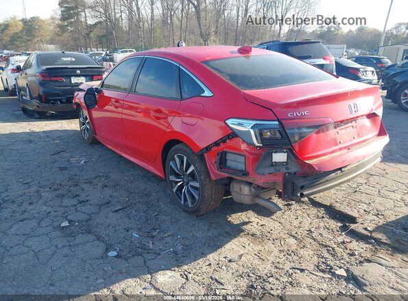 2HGFE1F71NH303573 2022 HONDA CIVIC Red Tył lewy