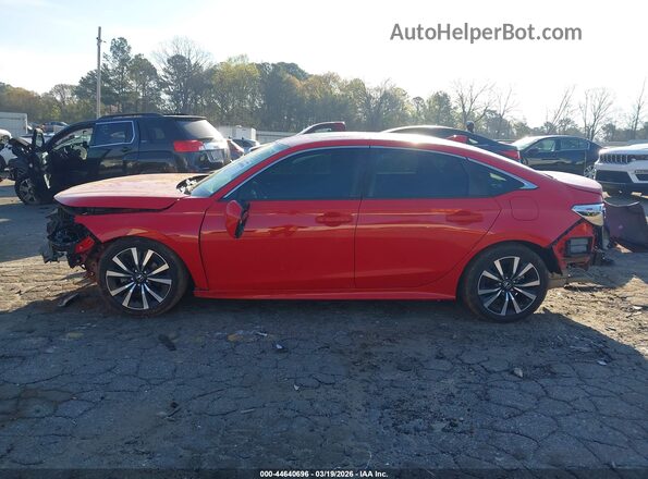 2HGFE1F71NH303573 2022 HONDA CIVIC Red Widok wnętrza 360 stopni