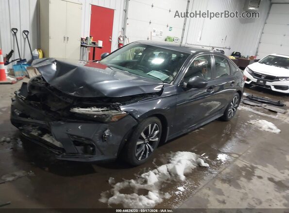 2HGFE1F73PH325139 2023 HONDA CIVIC Серый Передняя левая четверть