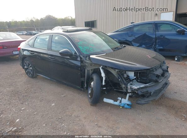 2HGFE1F7XRH338649 2024 HONDA CIVIC Черный Передняя правая четверть