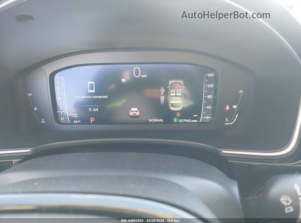 2HGFE1F99PH302160 2023 HONDA CIVIC Серый Вид задних сидений