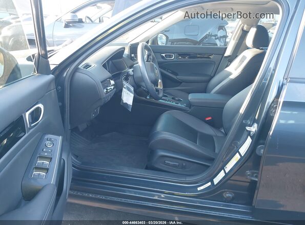 2HGFE1F99PH302160 2023 HONDA CIVIC Серый Вид салона спереди
