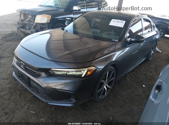 2HGFE2F22PH553515 2023 HONDA CIVIC Черный Передняя левая четверть
