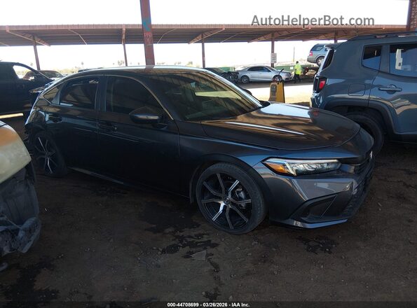 2HGFE2F22PH553515 2023 HONDA CIVIC Черный Панорамный вид салона 360°