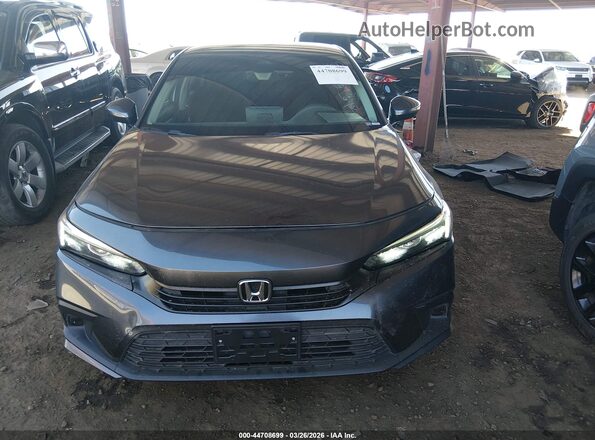 2HGFE2F22PH553515 2023 HONDA CIVIC Черный Вид задней части салона