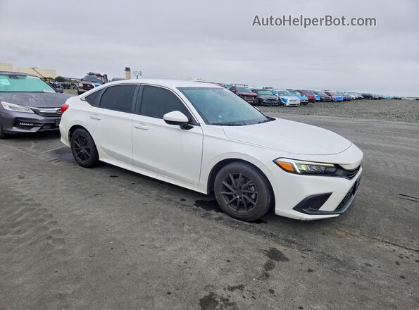 2HGFE2F25NH511885 2022 HONDA CIVIC White Передня права чверть