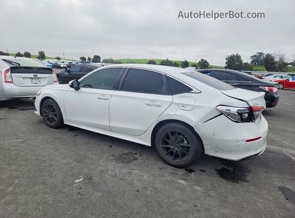 2HGFE2F25NH511885 2022 HONDA CIVIC White Задня ліва чверть