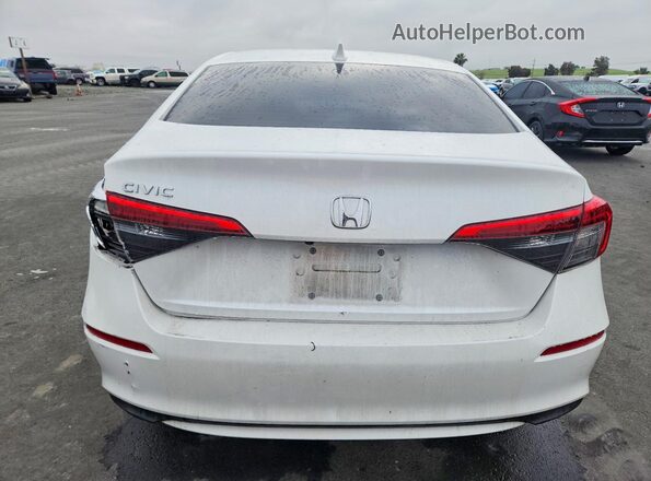 2HGFE2F25NH511885 2022 HONDA CIVIC White Вид ззаду
