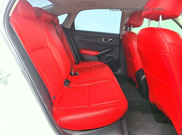 2HGFE2F25NH511885 2022 HONDA CIVIC White Вид задніх сидінь