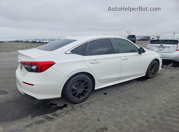 2HGFE2F25NH511885 2022 HONDA CIVIC White Задня права чверть