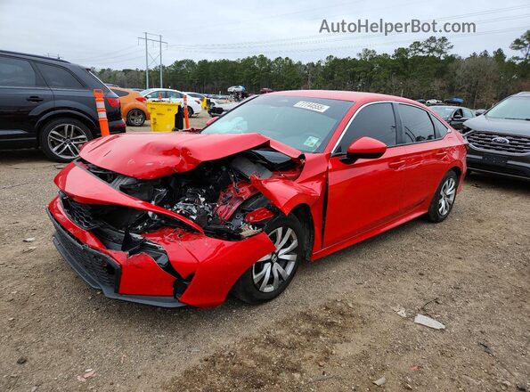 2HGFE2F25SH566722 2025 HONDA CIVIC Red Vista tres cuartos delantera izquierda