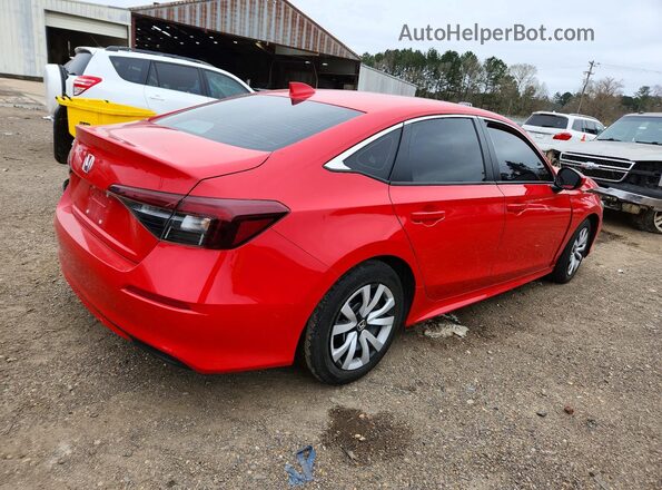 2HGFE2F25SH566722 2025 HONDA CIVIC Red Trasero derecho