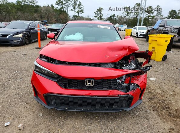 2HGFE2F25SH566722 2025 HONDA CIVIC Red Vista frontal