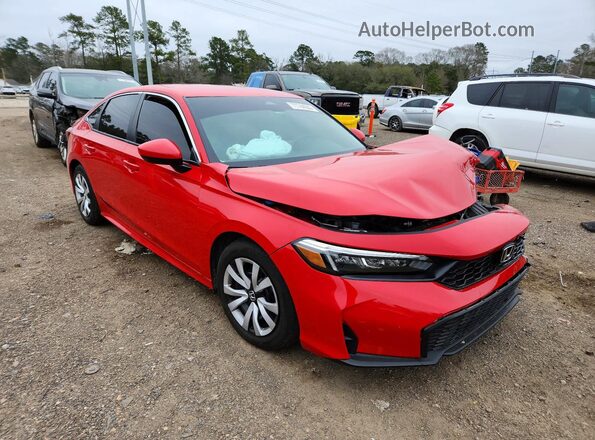 2HGFE2F25SH566722 2025 HONDA CIVIC Red Delantero derecho