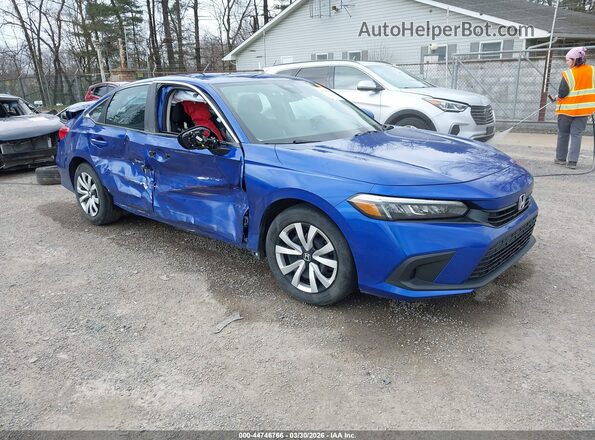 2HGFE2F26RH578209 2024 HONDA CIVIC Blue Передня права чверть