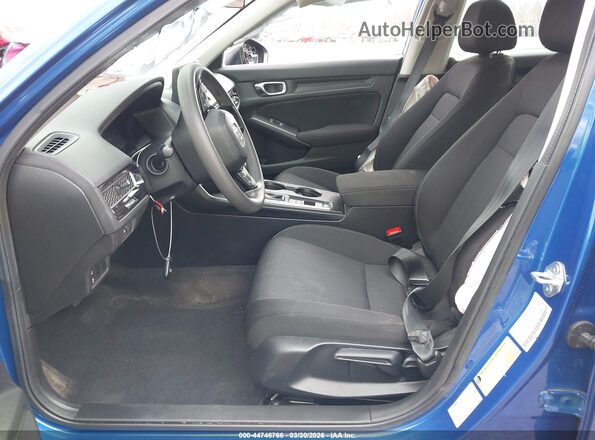 2HGFE2F26RH578209 2024 HONDA CIVIC Blue Вид салону спереду