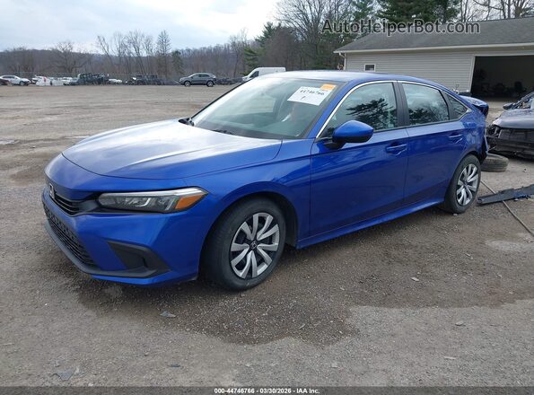2HGFE2F26RH578209 2024 HONDA CIVIC Blue Передня ліва чверть