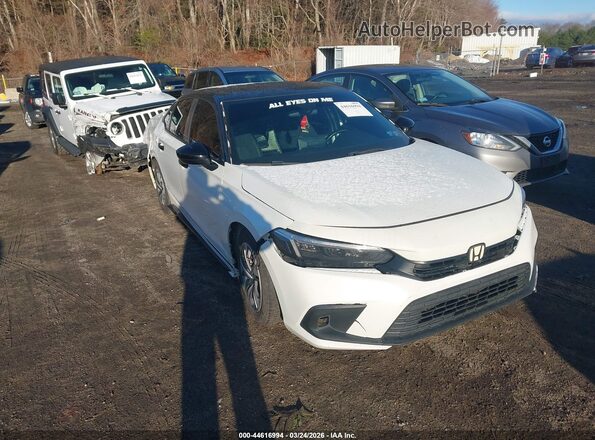 2HGFE2F50NH535764 2022 HONDA CIVIC White Delantero derecho