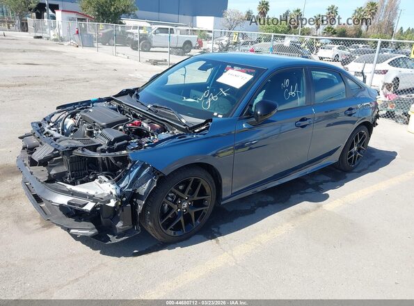 2HGFE2F50SH516790 2025 HONDA CIVIC Light Blue Front left