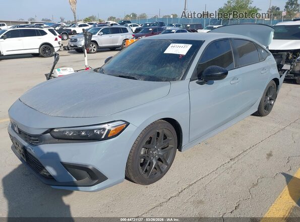 2HGFE2F51PH508706 2023 HONDA CIVIC Gray Передня ліва чверть