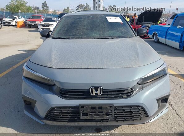 2HGFE2F51PH508706 2023 HONDA CIVIC Gray Вид щитка приладів