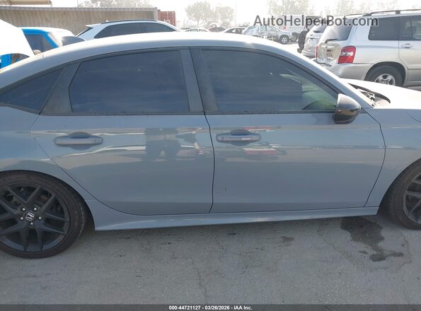 2HGFE2F51PH508706 2023 HONDA CIVIC Gray Вид задньої частини салону