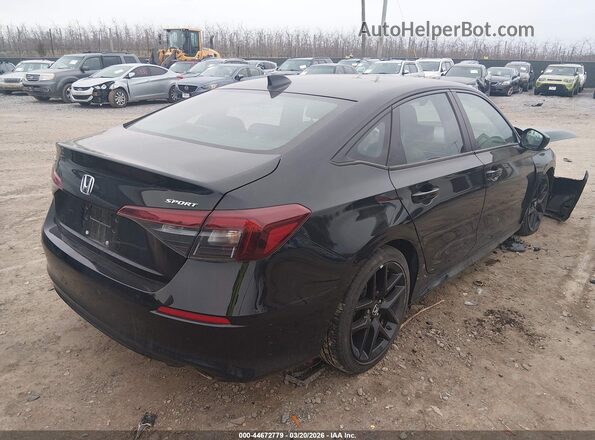 2HGFE2F51SH535879 2025 HONDA CIVIC Черный Задняя правая четверть