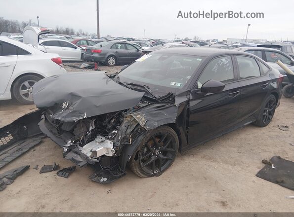 2HGFE2F51SH535879 2025 HONDA CIVIC Черный Передняя левая четверть