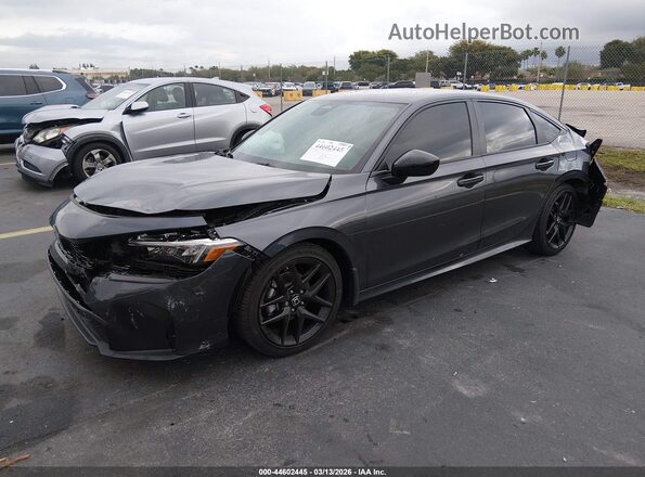 2HGFE2F51TH530201 2026 HONDA CIVIC Серый Передняя левая четверть
