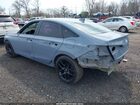 2022 Honda Civic Sport Синий vin: 2HGFE2F52NH515113