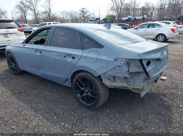 2HGFE2F52NH515113 2022 HONDA CIVIC Синий Задняя левая четверть